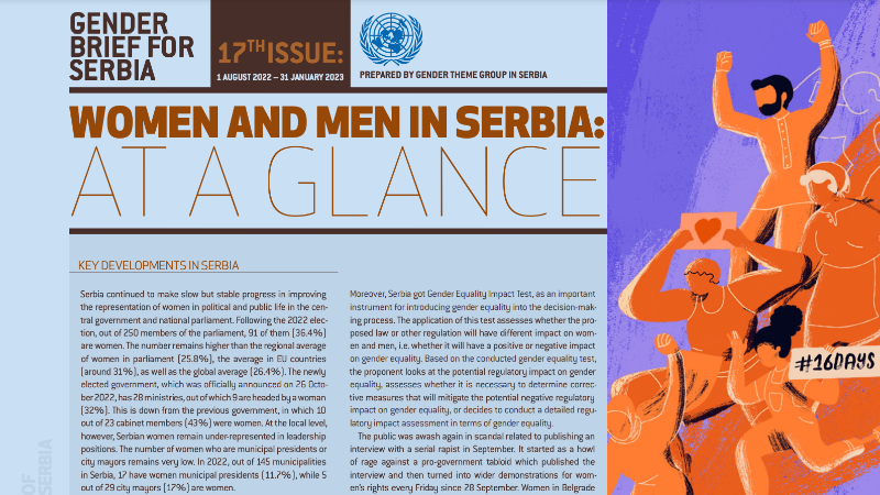 17th Issue of Gender Brief for Serbia